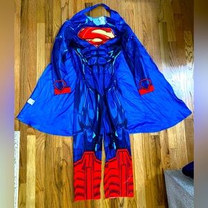 DC Comics Justice League Superman Padded Child Large Jumpsuit Halloween Costume